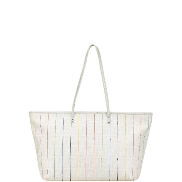 FENDI フェンディ ズッカ総柄 マルチライン PVC/レザートートバッグ FENDI フェンディ ズッカ トートバッグ ショルダーバッグ 8BH185