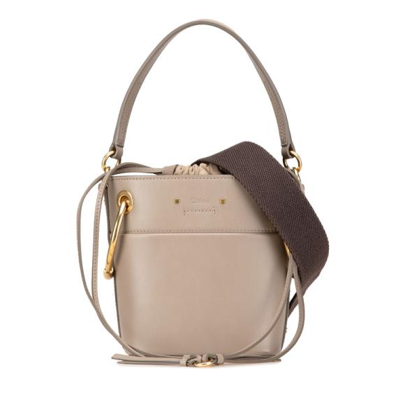 未使用 Chloe クロエ ROY ロイ ミニバケット ショルダーバッグ 袋付 vectorpremium_217-902410110004