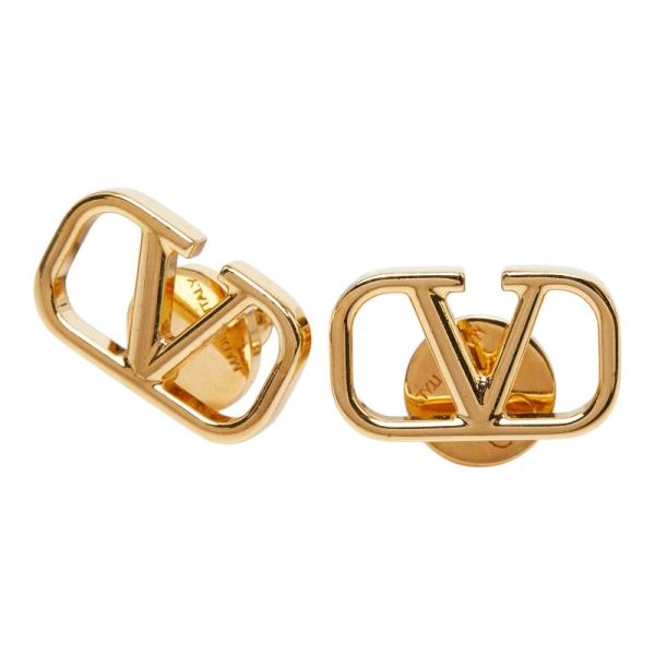 ValentinoGaravaniヴァレンティノVロゴピアス ゴールドレディース VALENTINO（ヴァレンティノ） Vロゴ シグネチャー スタッドピアス