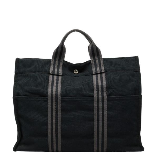 千春さんサイン入りエルメス フールトゥ M M HERMES（エルメス） フールトゥMM トートバッグ ハンドバッグ ブラック