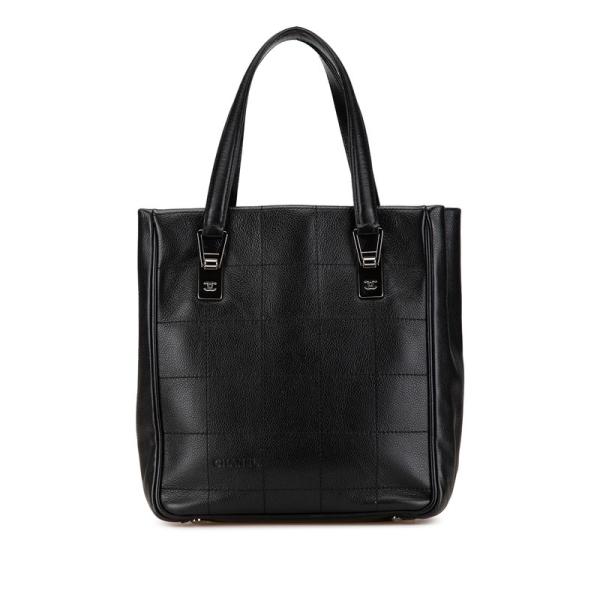 CHANEL シャネル チョコバー トートバッグ エナメル マトラッセ