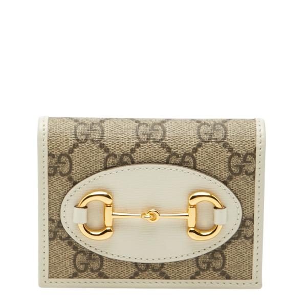 GUCCI（グッチ） GGスプリーム ホースビット 1955 二つ折り財布