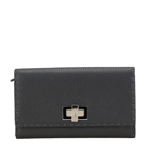 フェンディ 8M0308 レザー ピーカブー セレリア 長財布 FENDI 美品 FENDI フェンディ 長財布 8M0308 ピーカブー セレリア