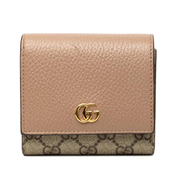 GUCCI（グッチ） GGマーモント GGスプリーム 二つ折り財布 598587