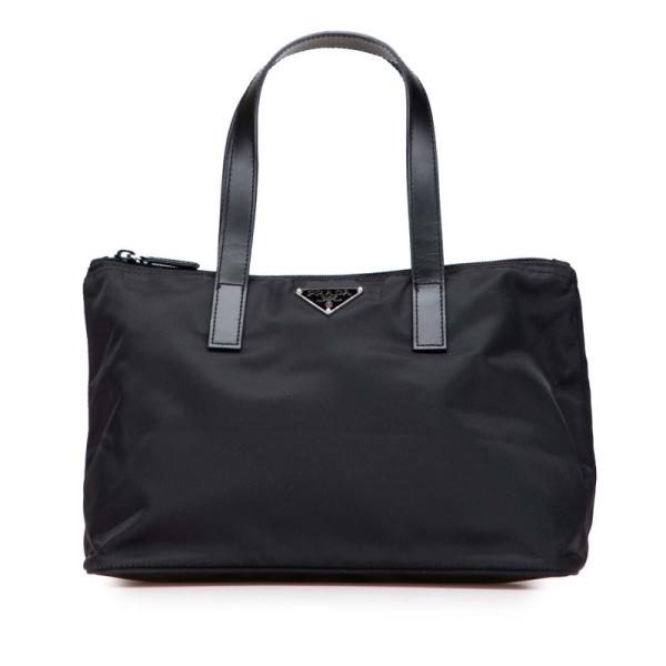 PRADA プラダ 三角ロゴプレート トートバッグ ハンドバッグ