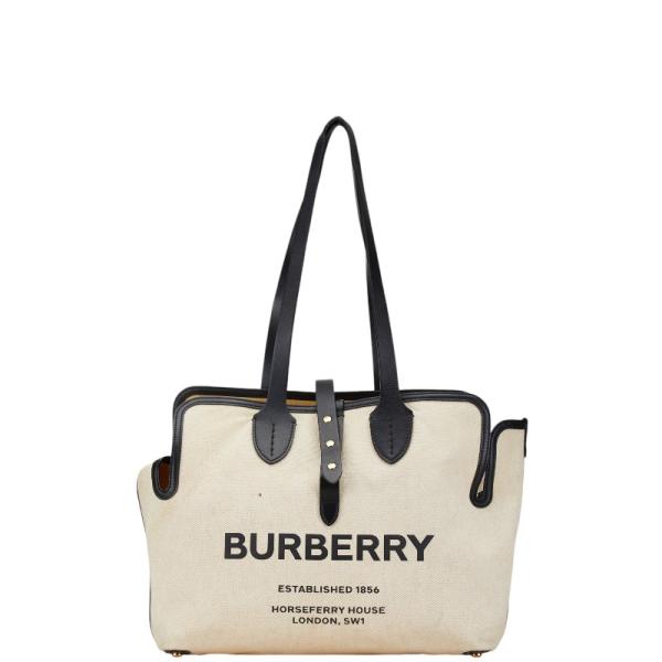 ◆Burberry キャンバス レザー ブランドロゴ ハンドバッグ BURBERRY（バッグ）のフリマアイテム一覧