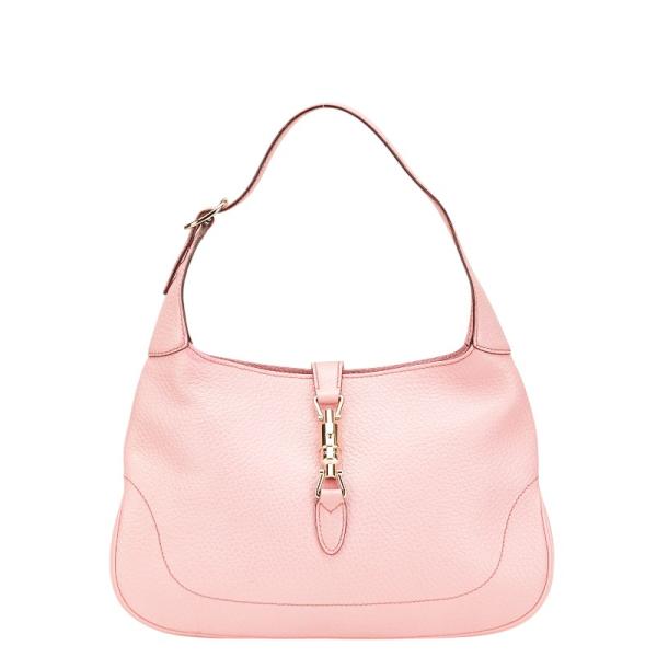Gucci ピンク レザー ハンドバッグ GUCCI グッチ ニュージャッキー ワンショルダーバッグ