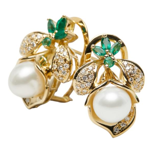 ノーブランド ピアス K18YG イエローゴールド レディース no brand