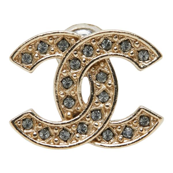 CHANEL（シャネル） ココマーク スタッドピアス A16A ゴールド ライン