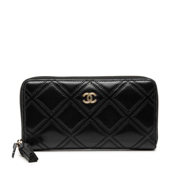 CHANEL（シャネル） マトラッセ ダブル ステッチ タッセル ココマーク