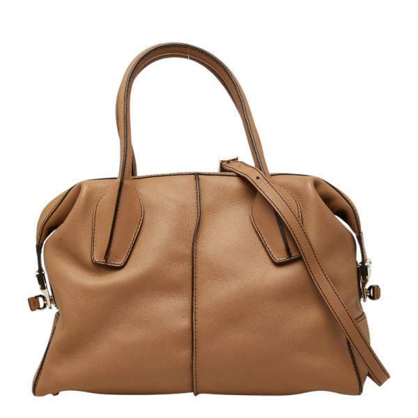 ✨希少✨TOD'S トッズ　Dスタイリング ハンドバッグ　レザー　ベージュ トッズ Dスタイリング トートバッグ ショルダーバッグ 2WAY ベージュ系