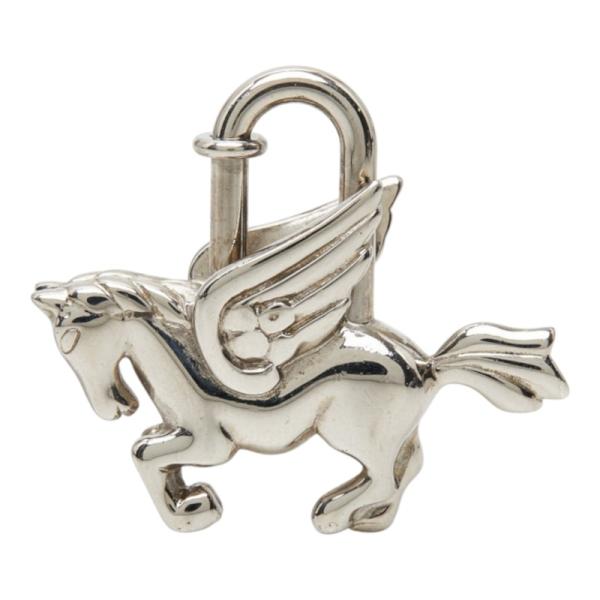 HERMES（エルメス） ペガサス カデナ チャーム シルバー メタル