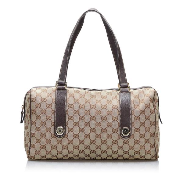 【美品✨】GUCCI グッチ GGキャンバス スタッズ トートバッグ ブラウン GUCCI（グッチ） GGキャンバス ハンドバッグ トートバッグ 154180