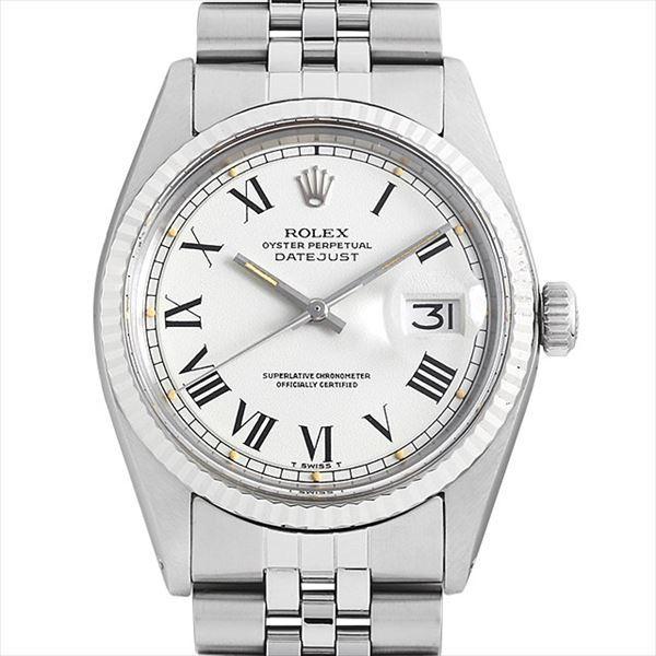 デイトジャスト ロレックス 1601 ホワイト/ローマ 34番 アンティーク