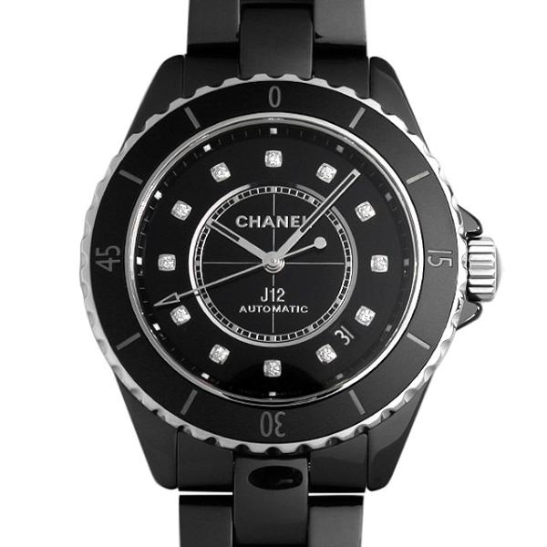 CHANEL（シャネル） J12 黒セラミック 12Pダイヤ H5702 新品 メンズ