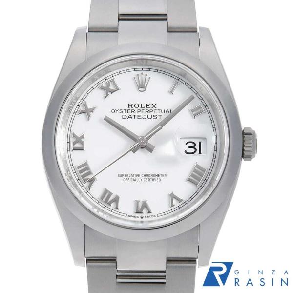 ROLEX（ロレックス） デイトジャスト36 126200 ホワイト ローマ 3列