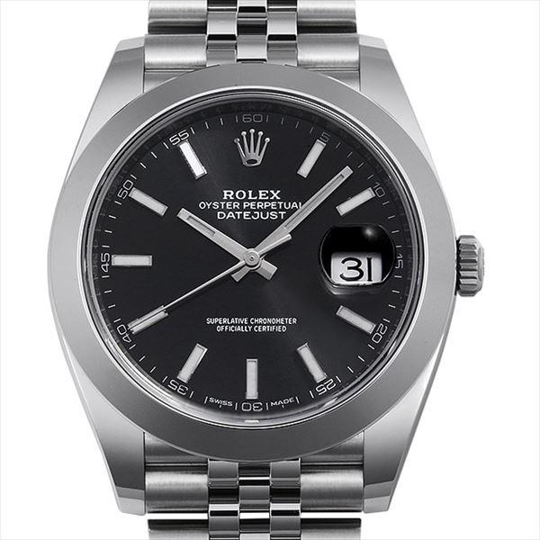 デイトジャスト ロレックス デイトジャスト41 126300 ブラック/5列  