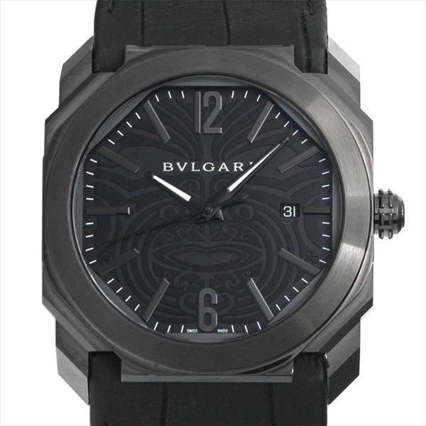ほぼ未使用　ブルガリ　BVLGARI オクト　BGO41BSLD BVLGARI（ブルガリ） オクト オールブラックス 記念モデル BGO41BSBLD