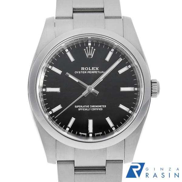 ROLEX ロレックス オイスターパーペチュアル 114200 ブラック