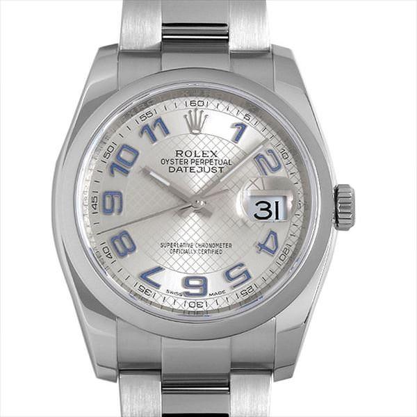 中古 ロレックス ROLEX 116200 ランダムシリアル シルバー メンズ 腕時計 デイトジャスト ロレックス 116200 シルバー/アラビア ランダム