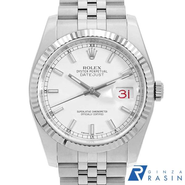ROLEX（ロレックス） デイトジャスト 116234 ホワイト バー 5列