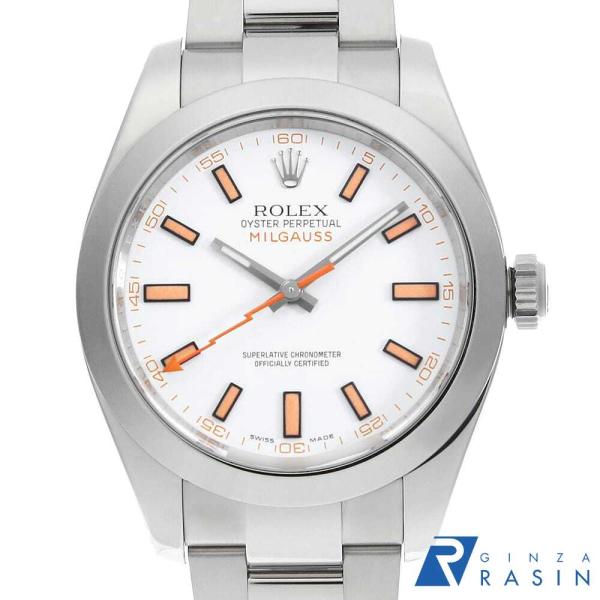 ROLEX（ロレックス） ミルガウス 116400 ホワイト V番 中古 メンズ