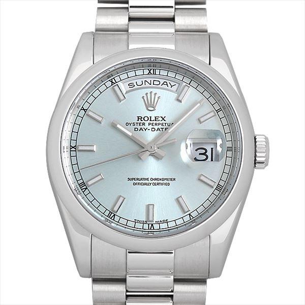 ROLEX ロレックス 118206 デイデイト用 コマ PT メンズ トケマー:極美品 アイスブルー デイデイト 118206 ロレックス