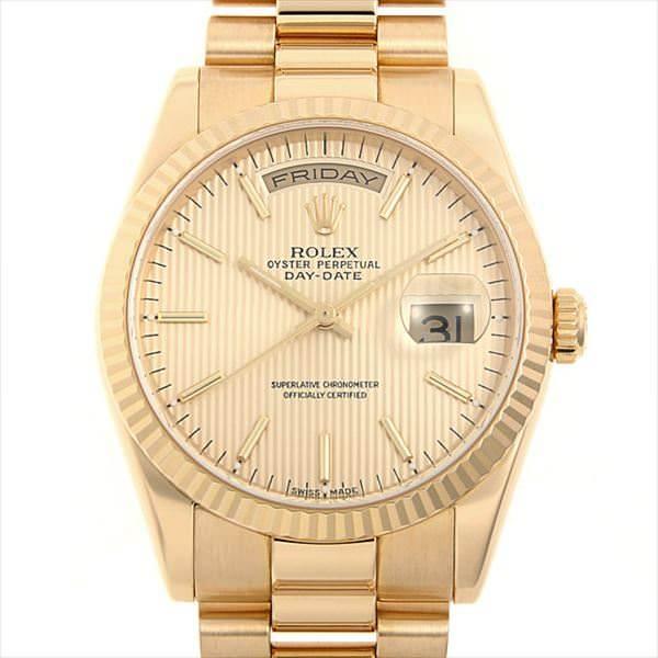 デイデイト ロレックス 118238 オニキス F番 中古 メンズ 腕時計