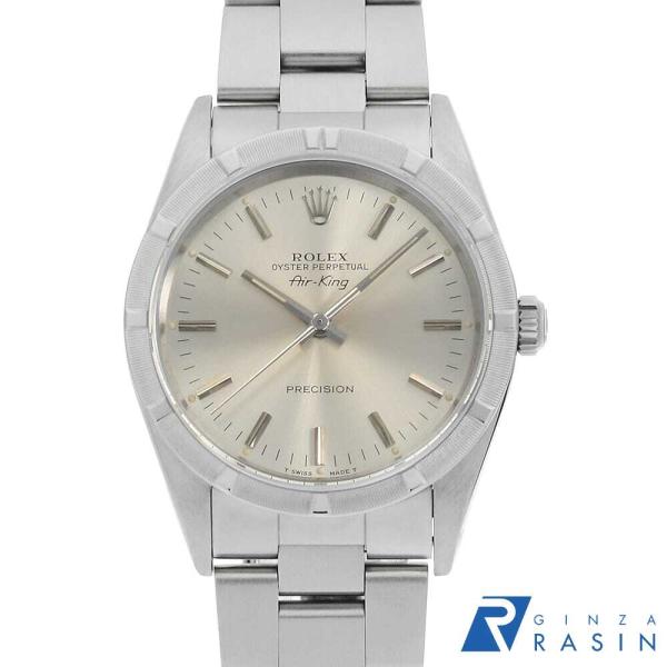 ROLEX（ロレックス） エアキング 14010 シルバー バー N番 中古 メンズ