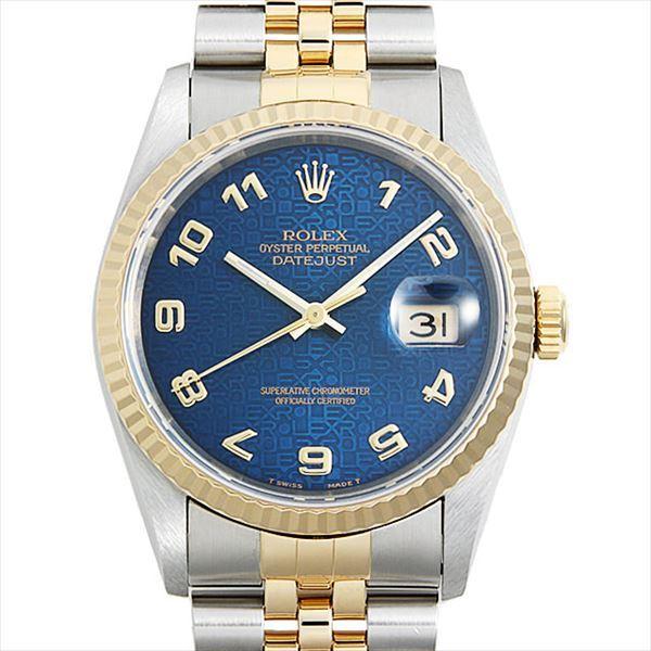 ROLEX（ロレックス） SALE デイトジャスト 16233 ブルー彫り