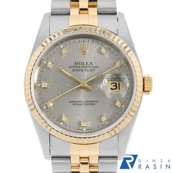 ROLEX（ロレックス） デイトジャスト 10Pダイヤ 16233G シルバー