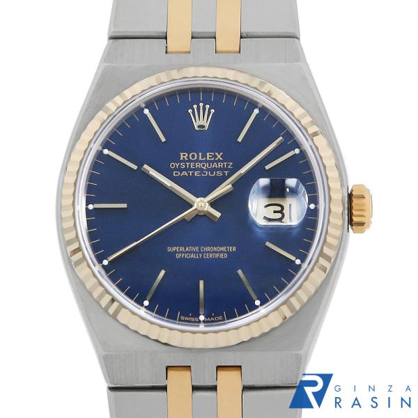 しゅう１。 ROLEX ロレックス オイスタークォーツ 17013 ブルー L番 中古 メンズ