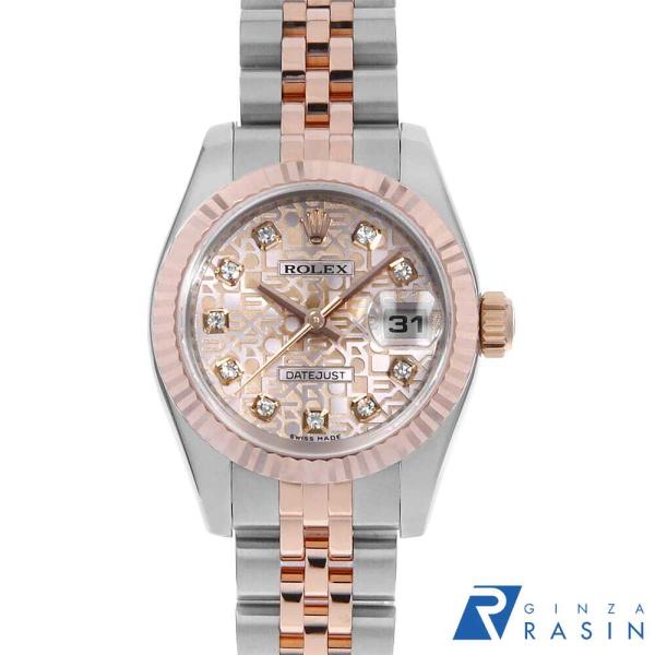ROLEX ロレックス デイトジャスト 10Pダイヤ 179171G ピンク