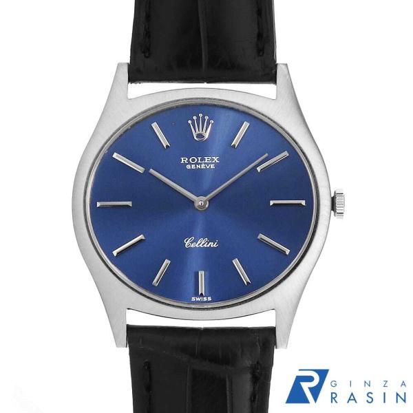 ROLEX（ロレックス） チェリーニ 3806 ブルー 38番 中古 ボーイズ(ユニ