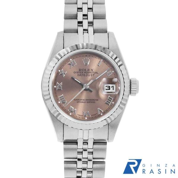 ROLEX ロレックス デイトジャスト 69174 ピンク ローマ T番 中古