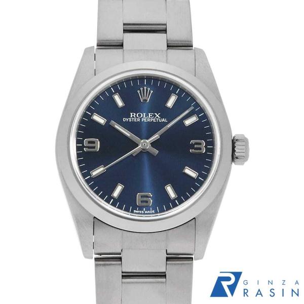 ROLEX（ロレックス） オイスターパーペチュアル 77080 ブルー 369