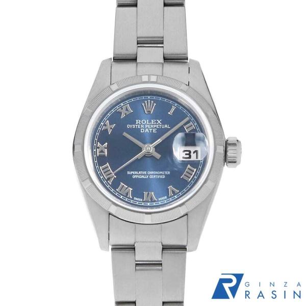 ROLEX ロレックス オイスターパーペチュアルデイト 79190 ブルー