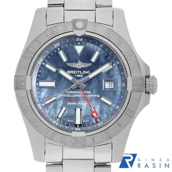 美品 ブライトリング BREITLING A32390 ブライトリング BREITLING アベンジャーズ2 GMT 日本限定 ブルー