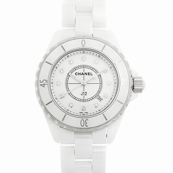 48回払いまで無金利 Sale シャネル J12 白セラミック 12pダイヤ H1628 中古 レディース 腕時計 U H1628 6 Ginza Rasin ヤフー店 通販 Yahoo ショッピング