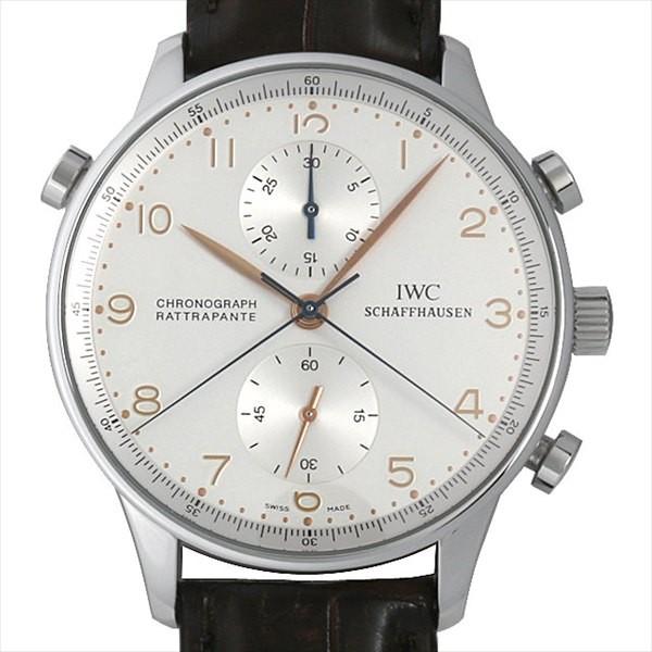 IWC SCHAFFHAUSEN IW371202 ポルトギーゼ ラトラパンテ クロノグラフ 手巻き メンズ 美品 保証書付き_781823 IWC SCHAFFHAUSEN（IWCシャフハウゼン） IWC ポルトギーゼ クロノ