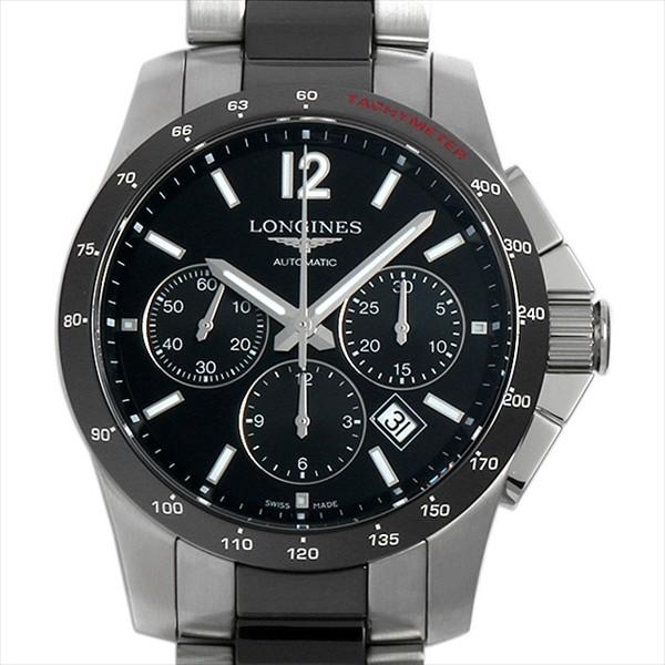 m*t様 LONGINES ロンジン クォーツ メンズ 腕時計 LONGINES（ロンジン） コンクエスト クロノグラフ L2.744.4.56.7 中古