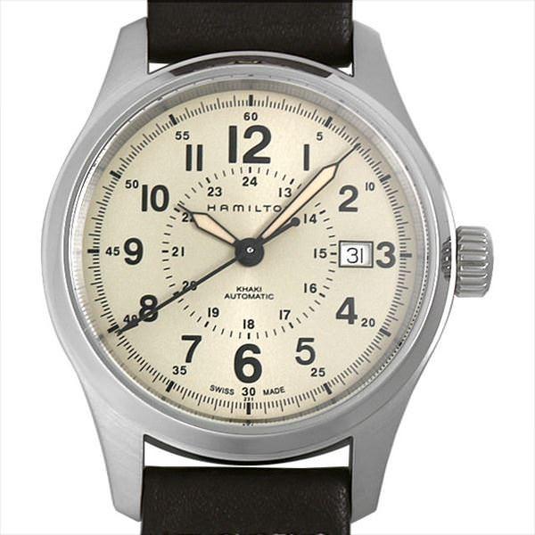 Hamilton カーキフィールド 自動巻き 40mm H70595523 カーキ フィールド Auto - ダイヤルカラー:ベージュ - H70595523