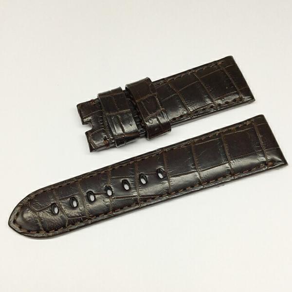 RASINオリジナル パネライ ルミノール尾錠用クロコダイル裏ラバー ブラック RASINオリジナル パネライ ルミノール 尾錠用 クロコダイル 裏