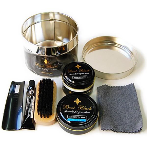 靴磨きセット ブートブラック モンツァセット コロンブス Columbus Boot Black シューケアセット 革靴 手入れ 靴磨きセットの銀座大賀靴工房 通販 Yahoo ショッピング