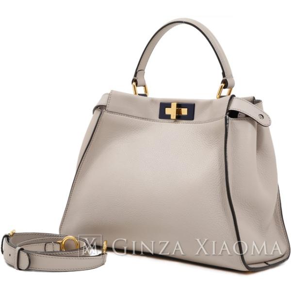 中古 Fendi フェンディ ピーカブー 2wayショルダーバッグ レギュラー レザー グレージュ 8bn290 ハンドバッグ 値下げ Buyee Buyee 日本の通販商品 オークションの入札サポート 購入サポートサービス