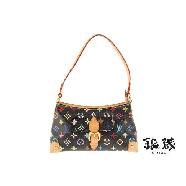 ルイヴィトン LOUIS VUITTON マルチカラー エライザ M40099 黒 中古 