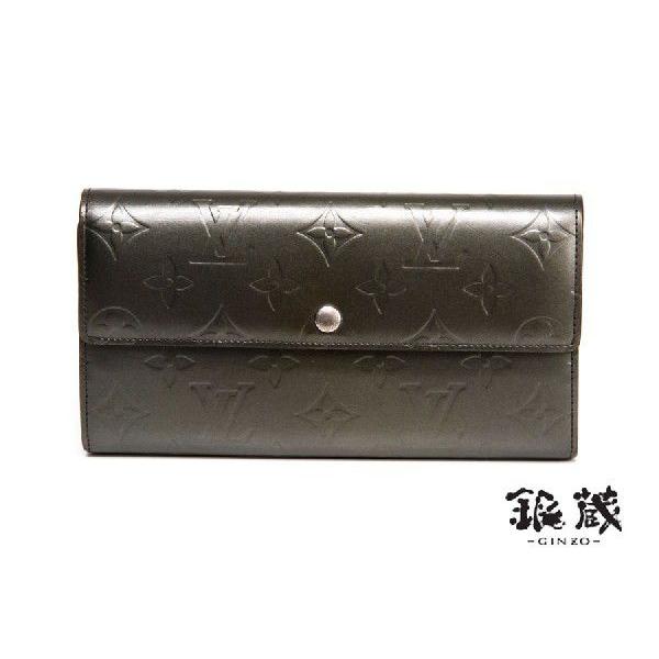 LOUIS VUITTON ルイヴィトン モノグラムマット ファスナー長財布 