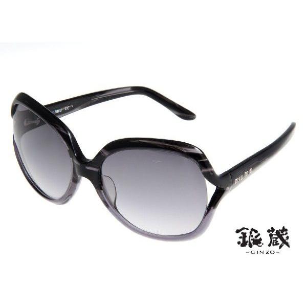ミュウミュウ・MIUMIU サングラス 黒系 SMU10M(中古