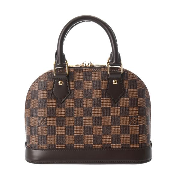 LOUIS VUITTON ルイヴィトン ダミエ アルマ BB 2WAY ブラウン N41221 レ...