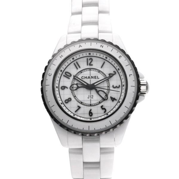 シャネル J12 クチュール 33mm H9763 ホワイト レディース 腕時計 クォーツ 中古 銀蔵 CHANEL（シャネル） J12 クチュール 33mm H9763 ホワイト レディース